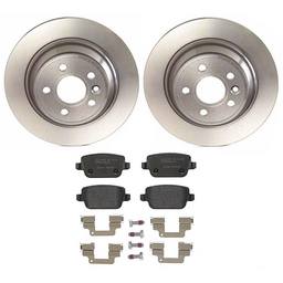 Volvo Brembo Brakes Kit - Pads and Rotors Rear (302mm) (Low-Met) 31471832 - Brembo 3274677KIT